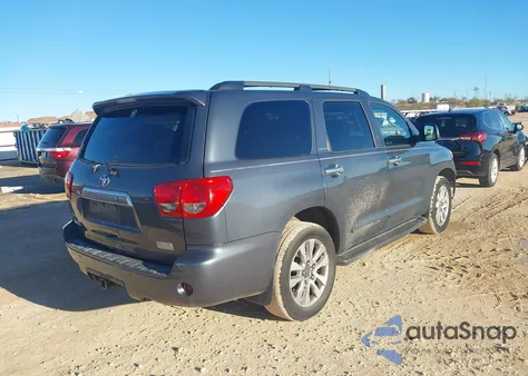 2008 Toyota Sequoia Limited 5.7L V8 z USA, uszkodzony, nr VIN 5TDBY68A58S000487